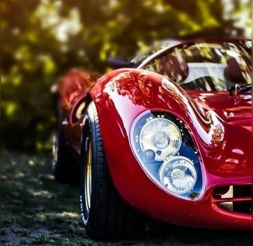 Retro auto - cute picture
