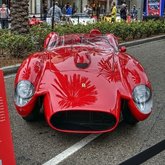 Retro car - charming picture