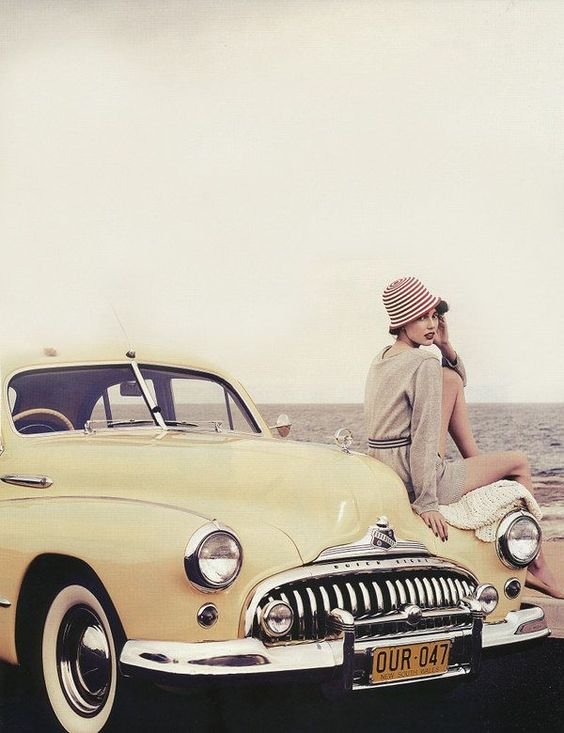 Retro car - cool image