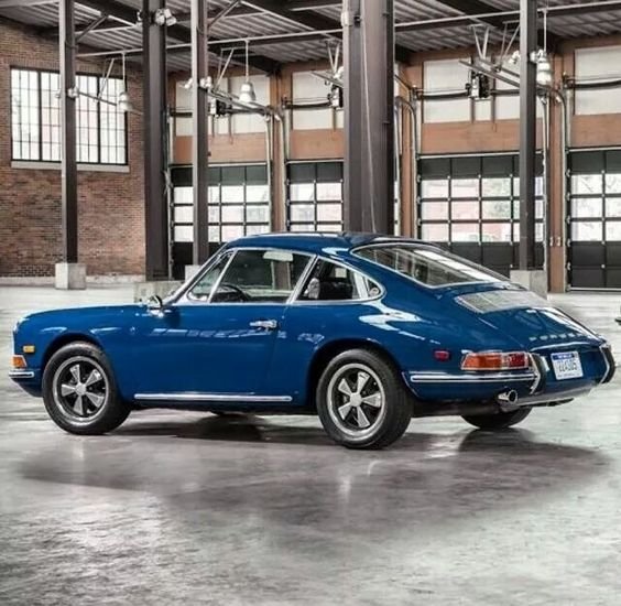 Retro car - intriguing picture