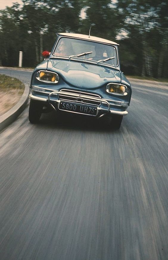 Retro car - cute picture