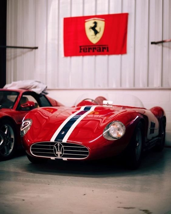 Retro car - fascinating image