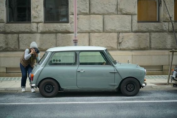 Retro car - charming photo