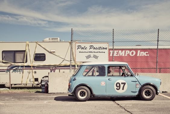 Retro car - charming photo