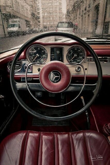 Retro car - cute picture