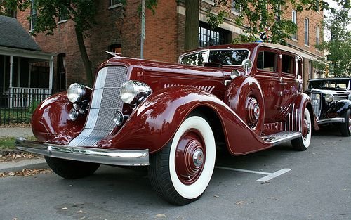 Retro car - exciting picture