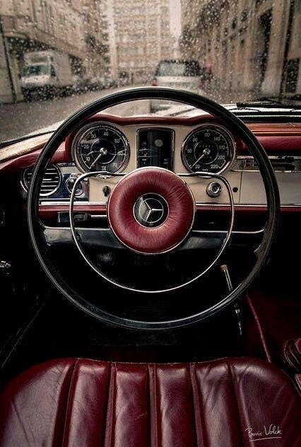 Retro car - fascinating image