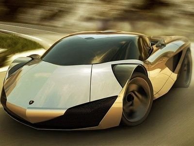 Sports car - creative photo