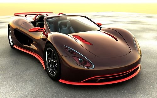 Sports car - attractive image